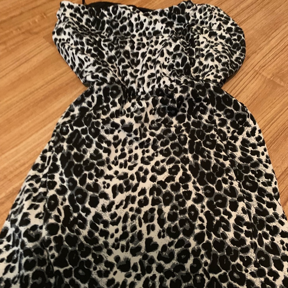 Cheetah print mini dress forever 21
